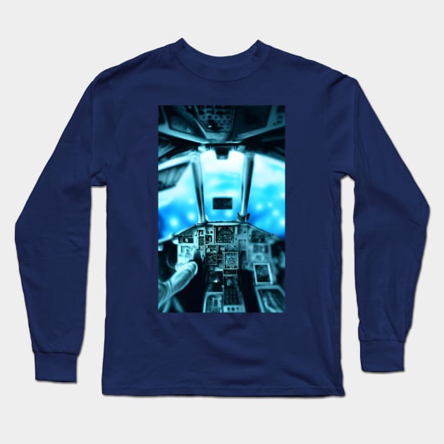 Cockpit view Long Sleeve T-Shirt by Gaspar Avila